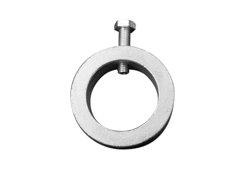 BAUZAUNWELT Drehtorlaufring – Laufring für Bauzauntor [reduziert Reibung] – langlebiger, rollender Anschlag zur Erstellung von Bauzauntoren, einfache Montage von Bauzaunwelt