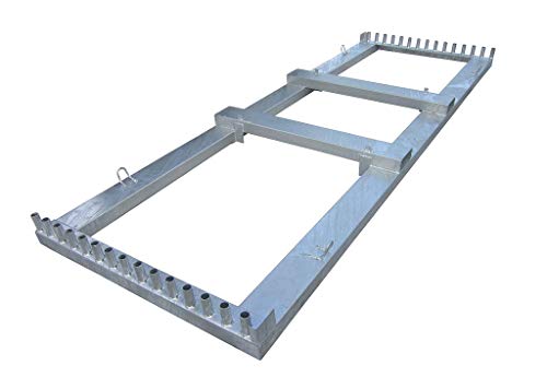 Bauzaun Transportpalette TP 30 für den Transport und Einlagerung von bis zu 30 Bauzäunen von Bauzaunwelt