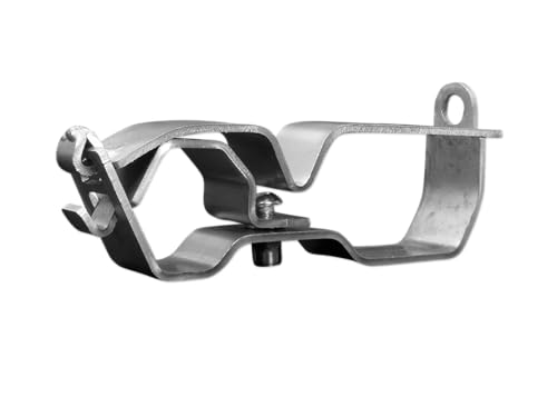 BAUZAUNWELT Bauzaunschloss aus Edelstahl - für Vorhangschlösser - zum verschließen einer Zaunanlage - Befestigung am Standrohr mittels Inbuss BAUZAUNWELT Bauzaunschloss aus Edelstahl - für Vorhangschlösser - zum verschließen einer Zaunanlage - Befestigung am Standrohr mittels Inbuss von Bauzaunwelt