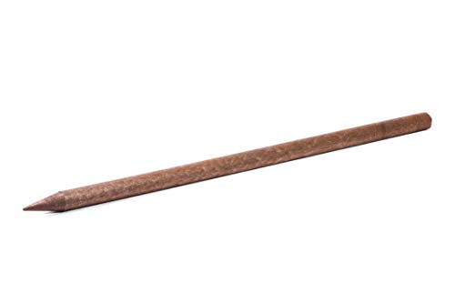 BAUZAUNWELT Weidezaunpfähle-Pfosten aus recyceltem Kunststoff, braun, Länge ca. 175 cm, Durchmesser ca. 6,0 cm - 10 Stück BAUZAUNWELT Weidezaunpfähle-Pfosten aus recyceltem Kunststoff, braun, Länge ca. 175 cm, Durchmesser ca. 6,0 cm - 10 Stück von Bauzaunwelt