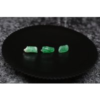 Seltene Rarität , 3 Smaragdkristalle - 1.19 Karat Grün Natürlich & Unbehandelt Aus Dem Habachtal Österreich At von BavariGemArt