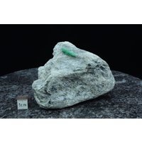 Seltene Rarität , Großer Grüner Smaragd Auf Biotitschiefermatrix Smaragdstufe Habachtal Österreich Austria 84 X 67 40, 5 Mm von BavariGemArt