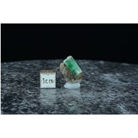 Seltene Rarität , Grüner Smaragd Auf Biotitschiefermatrix Smaragdstufe Habachtal Österreich Austria 16, 6 X 12, 1 6, 5 Mm von BavariGemArt