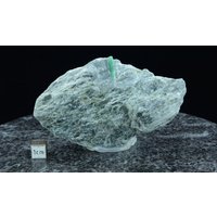 Seltene Rarität , Hellgrüner Smaragd Auf Biotitschiefer-Muttergestein Smaragdstufe Habachtal Österreich Austria 105, 3 X 64, 7 23, 7 Mm von BavariGemArt