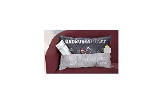 Bavaria Home Style Collection- Endlich ist das Männer Kissen da - Deko Couch Sofa Kissen Zierkissen Kuschelkissen ca 60 x 39 cm Geschenk Idee zu Ostern Geburtstag Muttertag (Ordnungskissen) von Bavaria Home Style Collection-