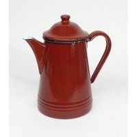 Kaffeekanne Klein Emaille Shabby Vintage von BavarianVintage4You