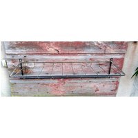 Sale Garderobe Hutablage 60Er Jahre Eisen - Vintage von BavarianVintage4You