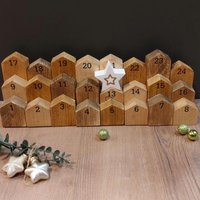 Adventskalender Aus Holz Häuschen/Deko Weihnachten Erwachsende Geschenk Häuserliebe von Bavariangifts23