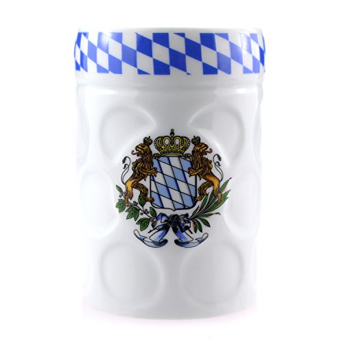 Bavariashop Maßkrugtasse, Bayerisches Kaffeehaferl in Maßkrug Form, Kaffeetasse in Ausgefallener Form, Geschenkidee von Bavariashop