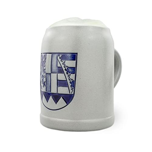 Bavariashop | PREMIUM Bierkrug Oberfranken | Handgefertigter, bayerischer Bierkrug | Oberfranken Wappen-Gravur | 0,5 Liter Bavariashop | PREMIUM Bierkrug Oberfranken | Handgefertigter, bayerischer Bierkrug | Oberfranken Wappen-Gravur | 0,5 Liter von Bavariashop