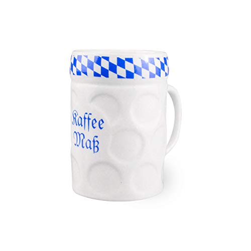 Bavariashop Tasse "Kaffee-Maß", Stilechte Kaffee Tasse aus Bayern, Zünftige Geschenkidee von Bavariashop