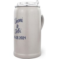 Premium Bierkrug "Steinkrug" Steinkrug Mit Namen Personalisiert Mit Zinndeckel Und Wunschgravur 1, 0 Liter Premium Bierkrug "Steinkrug" Steinkrug Mit Namen Personalisiert Mit Zinndeckel Und Wunschgravur 1, 0 Liter von BavariashopDE