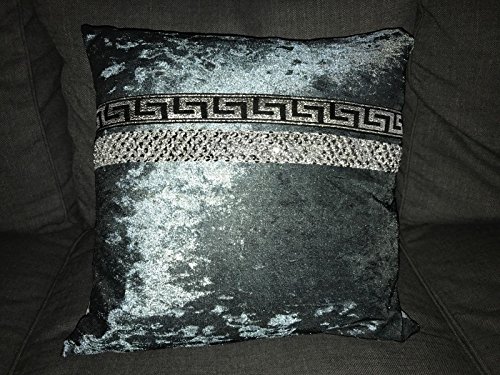 Bavary 2er Set Luxus Kissenbezüge Sofakissen Kopfkissen mit Reisverschluss Medusa Stil 45x45.cm von Bavary