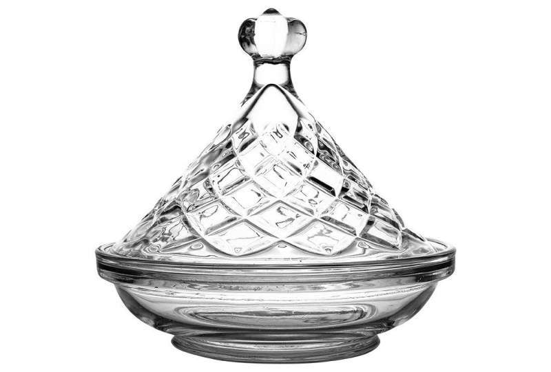 Bavary Zuckerdose Zuckerdose, 12,5 cm x 11,5 cm, Glas, Transparent von Bavary