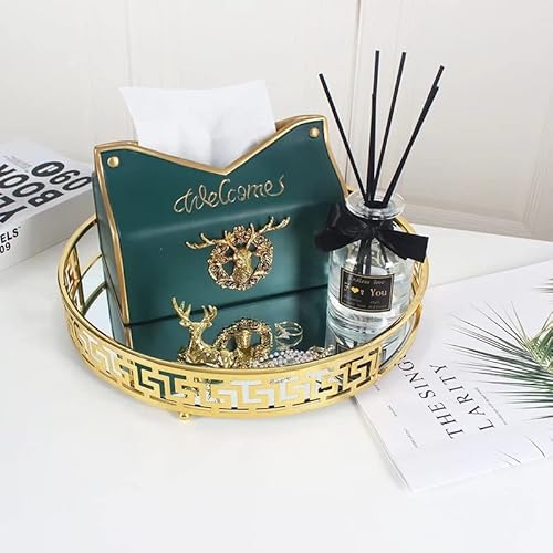 Medusa Kaffeetablett Rund Gold Tablett Geschirrtablett Servieren Goldtablett Barock Stil Kosmetiktablett Vintage Retro Stil Medusa Kaffeetablett Rund Gold Tablett Geschirrtablett Servieren Goldtablett Barock Stil Kosmetiktablett Vintage Retro Stil von Bavary