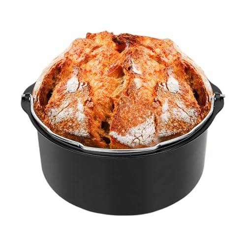 Bavokon Backform für Heißluftfritteuse | Heißluftfritteuse Kuchen Backform - Lebensmittelechtes Küchenzubehör zum Backen von Chiffon Pizza Brot Lebensmitteln von Bavokon