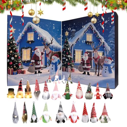 Bavokon Christmas Advent,2025 Gnom 24 Tage Weihnachts Countdown Kalender | Sammelbare Wohndekoration für Teenager Mädchen Erwachsene Frauen | Für Mädchen Frauen Männer Erwachsene Teens Bavokon Christmas Advent,2025 Gnom 24 Tage Weihnachts Countdown Kalender | Sammelbare Wohndekoration für Teenager Mädchen Erwachsene Frauen | Für Mädchen Frauen Männer Erwachsene Teens von Bavokon