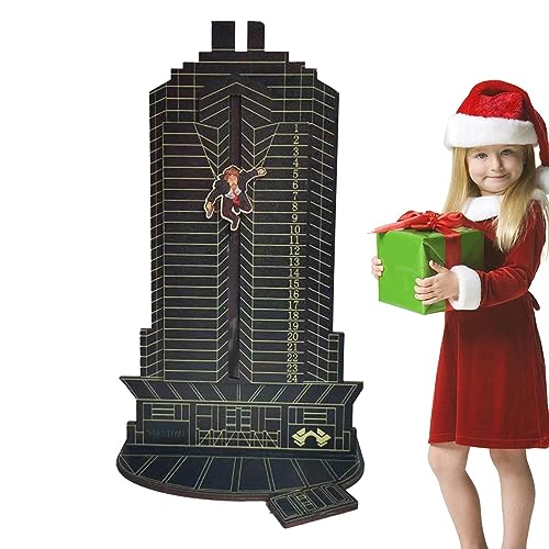 Bavokon Die Hard Adventskalender - 2023 Weihnachts Countdown Kalender,Weihnachts-Die-Hard-Adventskalender,Hans Gruber Falling Off Nakatomi Plaza, Tischdekorationen für Kinder,Erwachsene von Bavokon