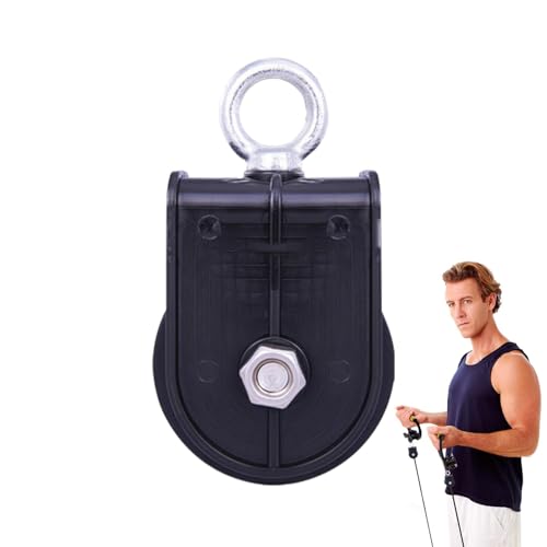 Bavokon Fitness-Riemenscheibe | Gewichtheberrolle,360 ° drehbare Heberolle Heavy Duty Mute Swivel Fitness-Übungsrad für Fitnessgeräte von Bavokon
