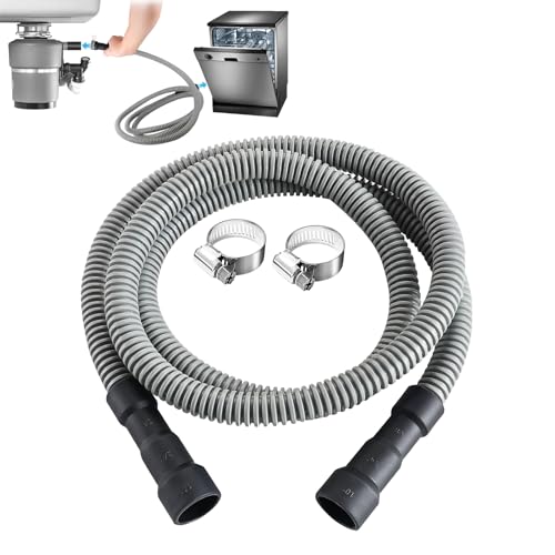 Bavokon Geschirrspüler Ablaufschlauch, Flexibler Ersatz Abflussschlauch für Spülmaschinen mit Schelle, Spülmaschinen Ersatzteil Für Hotel Haushalt Mietwohnung Studentenwohnung Bavokon Geschirrspüler Ablaufschlauch, Flexibler Ersatz Abflussschlauch für Spülmaschinen mit Schelle, Spülmaschinen Ersatzteil Für Hotel Haushalt Mietwohnung Studentenwohnung von Bavokon