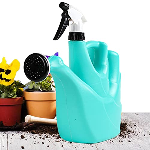 Bavokon Gießkanne,Moderne kleine Schwanengießkannen mit Verstellbarer Düse | 52 oz Handdrucksprinkler, kleine Gießkannen für Haussukkulenten und Blumen von Bavokon