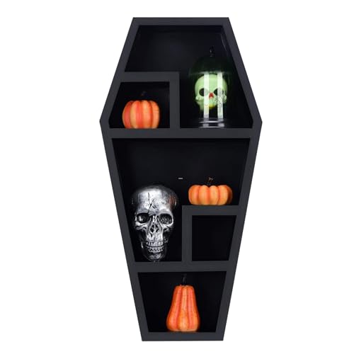 Bavokon Großes, Sargfür die Wand | Gotische schwebende Sarge - Halloween Wandation, Gothic Floating, Goth zur Präsentation und Aufbewahrung Bavokon Großes, Sargfür die Wand | Gotische schwebende Sarge - Halloween Wandation, Gothic Floating, Goth zur Präsentation und Aufbewahrung von Bavokon