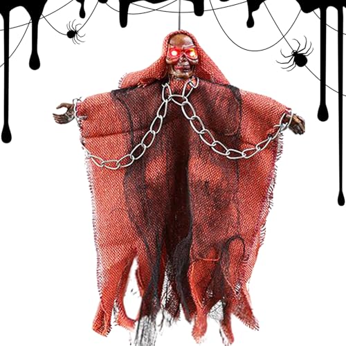 Bavokon Halloween-Dekoration,Kettengeister-Spukdeko Gruselschmuck | Halloween Deko Für Haus Garten Baum Terrasse Weg Schlafzimmer Wohnzimmer Feiertag Gartenparty Bavokon Halloween-Dekoration,Kettengeister-Spukdeko Gruselschmuck | Halloween Deko Für Haus Garten Baum Terrasse Weg Schlafzimmer Wohnzimmer Feiertag Gartenparty von Bavokon