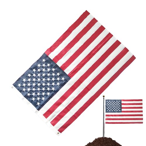 Bavokon Länderflaggen,Nationalflagge,Gestickte Sterne Deko Für Haus Schule Rasen - Für Zuhause Garten Vorgarten Terrasse Feiertage Rasen Geburtstag Weihnachten von Bavokon