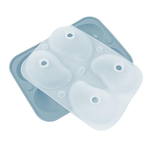 Bavokon Mousseform - 3D Mangoförmige Seifenformen,Kuchenform 4 Fächer für Pudding Schokolade Hausbäcker von Bavokon