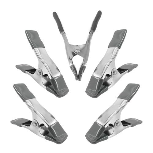 Bavokon Pool Clips | 5 Stück Federclips,Wetterfeste Schnelllösbare Halterung Für Markisenstoff Planen Gewächshaus Banner von Bavokon