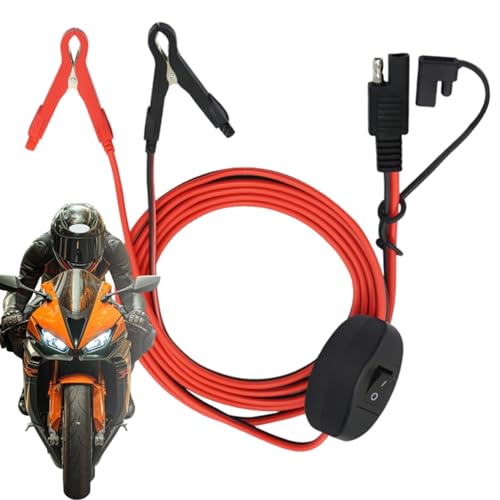 Bavokon SAE Verlängerungskabel,Motorrad Batterieladekabel Mit | SAE Adapter Für Motorrad Auto Gartenfahrzeug U.a. Und Mehr von Bavokon