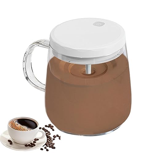 Bavokon Selbstrührende Kaffeetasse | 400 ml automatische Kaffeetasse, selbstrührender Becher, wiederaufladbar,Multifunktions-Rührbecher, elektrisch, hohe Geschwindigkeit, für Esszimmer zu Hause von Bavokon