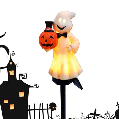 -Garten-Stecker,Halloween-Deko mit Licht | Leuchtende Dekoration für Garten Terrasse Zuhause Innenbereich Balkon Außenbereich von Bavokon