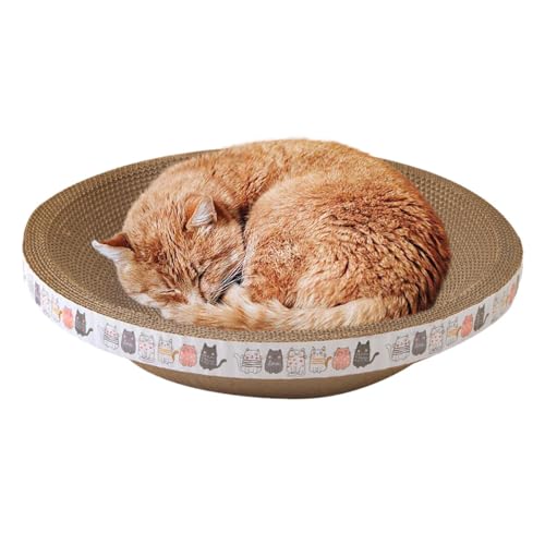 Katzenkratzbretter - Kratzunterlage Katze | 2 In 1 Kratzpappe Für Katzen Katzenkratzbretter Schüssel Nest,Katzen Kratzbrett Nest Aus Pappe,Katzenkratzmatte,Lounge-Katzenbett Für Katzen Im Innenbereich Katzenkratzbretter - Kratzunterlage Katze | 2 In 1 Kratzpappe Für Katzen Katzenkratzbretter Schüssel Nest,Katzen Kratzbrett Nest Aus Pappe,Katzenkratzmatte,Lounge-Katzenbett Für Katzen Im Innenbereich von Bavokon