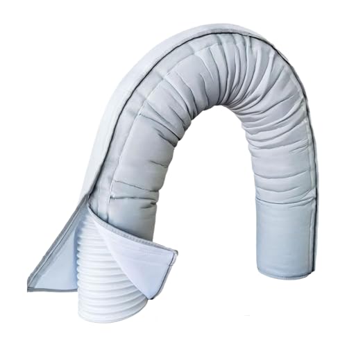 Klimaschlauch-Abdeckung - Decke für tragbare Klimageräte,Flexible isolierte Staubschutzabdeckung passt für Durchmesser 15 cm und 12.7 cm von Bavokon