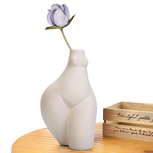Weiblicher Körper Vase Kunst Design Keramik Blumentopf Frau Torso Statue Kleine Vase Weihrauchhalter,Menschliches Körper Form Minimalistische Dekorative Vase Für Wohnzimmer Boho Weiblicher Körper Vase Kunst Design Keramik Blumentopf Frau Torso Statue Kleine Vase Weihrauchhalter,Menschliches Körper Form Minimalistische Dekorative Vase Für Wohnzimmer Boho von Bavokon