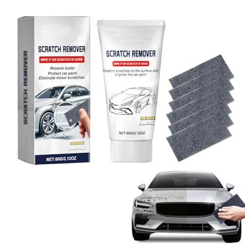 Auto Kratzer Reparaturpaste Kit,Autopolitur Kratzer Entfernen,Nano Sparkle Tuch Auto Kratzerentfernungs,Geeignet für Alle Arten von Fahrzeugoberflächen,60g von Bavooty