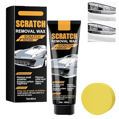 Autolack Reparatur Polieren Paste,Kratzer Reparatur Wachs für Auto,Auto Paste Polierwachs,Kratzerentfernungs Kit,Zum Ausbessern von Kratzern auf Autooberflächen,60ml von Bavooty