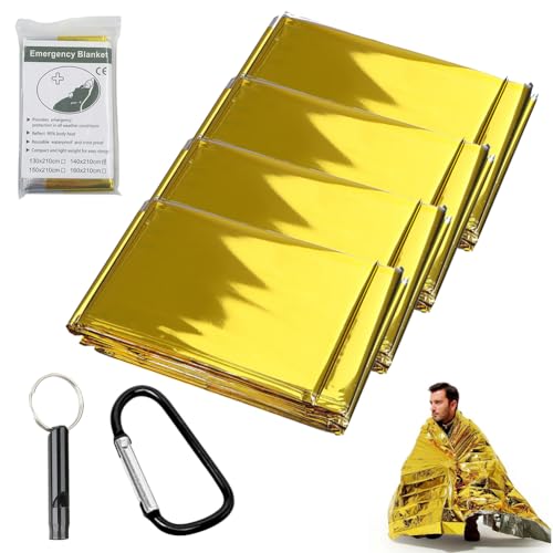 Bavooty Rettungsdecke,Rettungsdecken,Notfall Wärmedecken Set,Notfalldecke Oder Raumdecke,Notfall Decke,Notfalldecke Rettungsfolie Silber,Sicherheitsdecke,Wandern,Camping,160×210cm,Gold+Silber,6pcs Bavooty Rettungsdecke,Rettungsdecken,Notfall Wärmedecken Set,Notfalldecke Oder Raumdecke,Notfall Decke,Notfalldecke Rettungsfolie Silber,Sicherheitsdecke,Wandern,Camping,160×210cm,Gold+Silber,6pcs von Bavooty