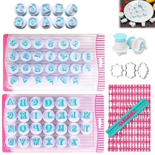 Keksstempel Buchstaben,226 Pcs Buchstaben Stempel,Ton Stempel,Fondant Stempel,Keksstempel Personalisiert,Buchstaben Tortendeko,Uchstaben Stempel,Briefe Nummer Buchstaben Cookie Stempel von Bavooty