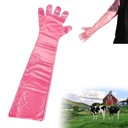 Langarm Veterinär Handschuh,Veterinär-Handschuhe,Dehnbare Einweghandschuhe,Handschuhe zur Viehbesamung,Einweg Weichplastikfolie Handschuhe,Veterinärhandschuhe Extra Lange Stulpe 90 cm,Rot,30pcs Langarm Veterinär Handschuh,Veterinär-Handschuhe,Dehnbare Einweghandschuhe,Handschuhe zur Viehbesamung,Einweg Weichplastikfolie Handschuhe,Veterinärhandschuhe Extra Lange Stulpe 90 cm,Rot,30pcs von Bavooty