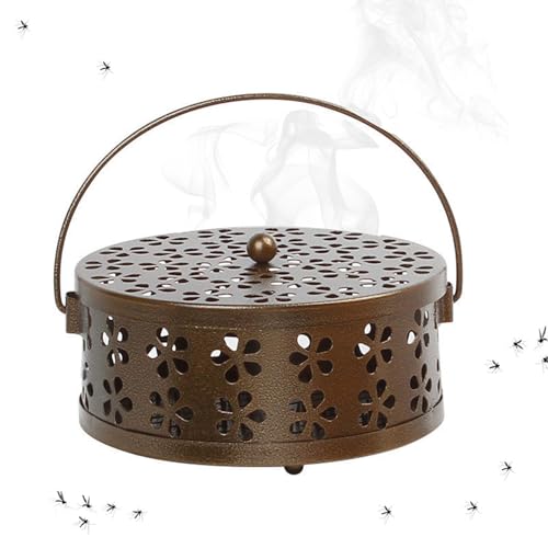 Mückenspirale Halter Box,Mückenspulenhalter mit Deckel,Metall Räucherspiralen Halter,Beweglicher Moskito-Spulenhalter,Moskito Spulen Halter Coil Halter für Zuhause,Camping,Reisen,Spiralhalter(Bronze) Mückenspirale Halter Box,Mückenspulenhalter mit Deckel,Metall Räucherspiralen Halter,Beweglicher Moskito-Spulenhalter,Moskito Spulen Halter Coil Halter für Zuhause,Camping,Reisen,Spiralhalter(Bronze) von Bavooty