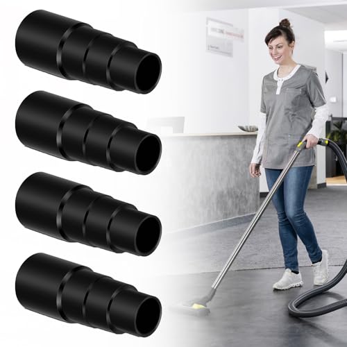 Staubsauger Adapter, Absaugadapter, Schlauchadapter Universal Staubsaugeradapter, Schlauch Reduzierstück für Anschluß an Staubsaugerschlauch (PVC),4 Stück von Bavooty