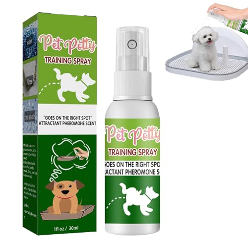 Töpfchen-Trainingsspray für Haustier,Hundepipi Spray Training,Hunden Töpfchentraining,Spray für Training Töpfchentrainings Hunden,Hundetoiletten-Trainingshilfe für Katzen,Hunde,Hamster,Kaninchen,30ML von Bavooty