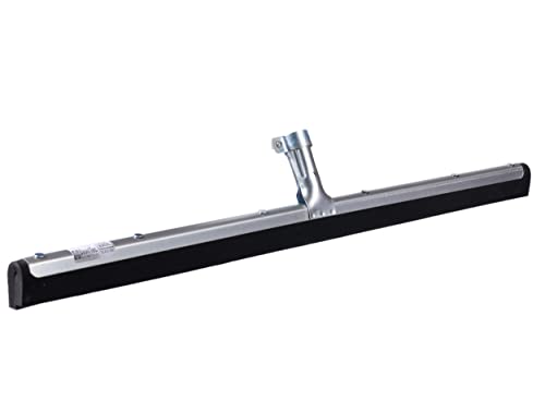 BawiTec Wasserschieber 60 Breit Lang Doppellippe Schwammgummi Abzieher Metall (60cm) Wasserabzieher ohne Stiel Günstig Stabil für Garage Haus Küche Bad von BawiTec