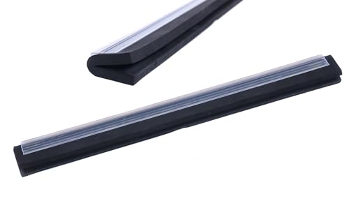 BawiTec Profi Hygiene Ersatzlippe 50cm Breit schwarze Ersatz Gummilippe auswechselbar für Wasserschieber Wasserabzieher Lebensmittelbereich Gummischieber Küche Gastro Industrie von BawiTec