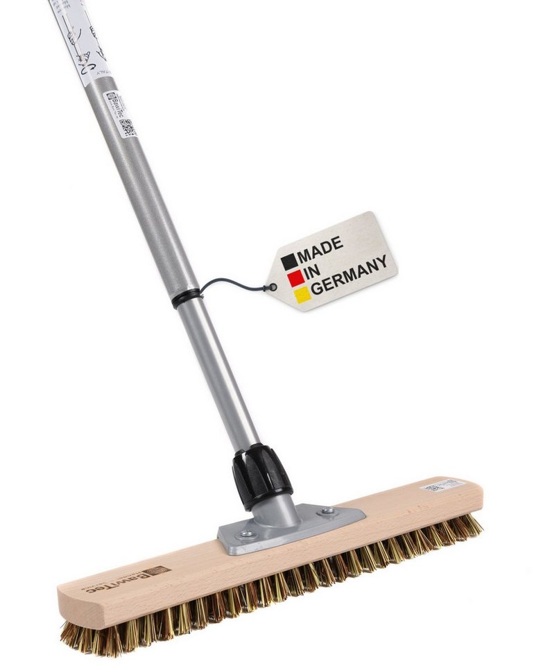 BawiTec Reinigungsbürste Schrubber 40cm Großraumschrubber mit Teleskopstiel Stiel verstellbar von BawiTec