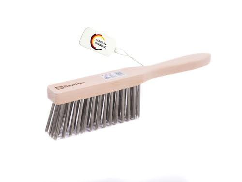 BawiTec Profi Stahldrahthandfeger,Größe 30cm,Stahldraht-Borsten 4-reihig,Holzgriff stabil,Metallborsten,Drahthandfeger,Stahl-Besen,für Haus,Hobby,Garten,Handwerk,Industrie BawiTec Profi Stahldrahthandfeger,Größe 30cm,Stahldraht-Borsten 4-reihig,Holzgriff stabil,Metallborsten,Drahthandfeger,Stahl-Besen,für Haus,Hobby,Garten,Handwerk,Industrie von BawiTec
