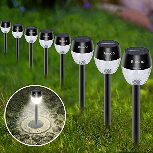 Bawoo Solar-Lampe, für den Außenbereich, LED, Dekoration, kabellos, 8 Stück von Bawoo