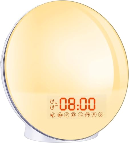 Tageslichtwecker ,Wake Up Light, Lichtwecker, Bawoo Sonnenaufgang Sonnenuntergang Wecker Radiowecker mit 7 Natürlichen Töne 20 Helligkeit 2 Alarmen Schlummerfunktion UKW-Radio für Erwachsene & Kinder Tageslichtwecker ,Wake Up Light, Lichtwecker, Bawoo Sonnenaufgang Sonnenuntergang Wecker Radiowecker mit 7 Natürlichen Töne 20 Helligkeit 2 Alarmen Schlummerfunktion UKW-Radio für Erwachsene & Kinder von Bawoo